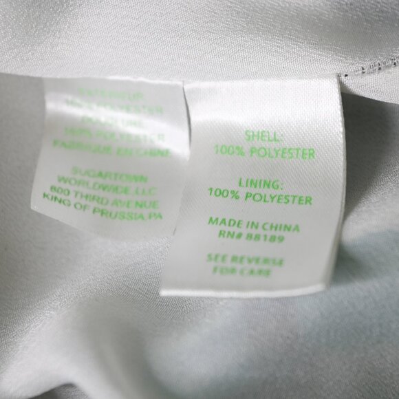 LILLY PULITZER Navy Teal White Zebra Print Long Sleeve Shift Dress - Size 2 - Picture 11 of 12